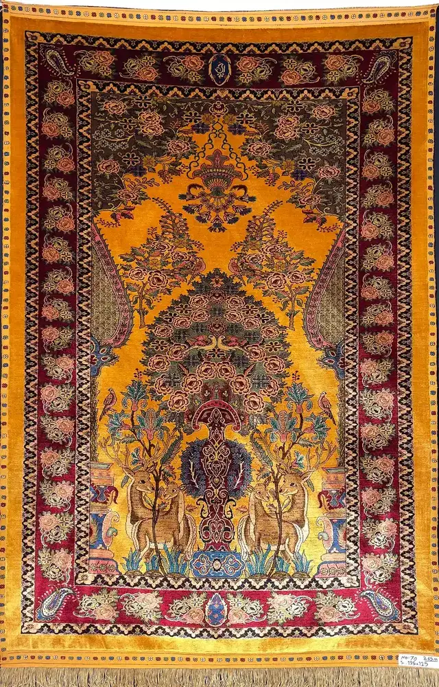 Khorasan Seidenteppich — PRR-KHN-024