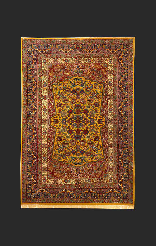 Persischer Woll-Seidenteppich aus Khorasan — PRR-KHN-071