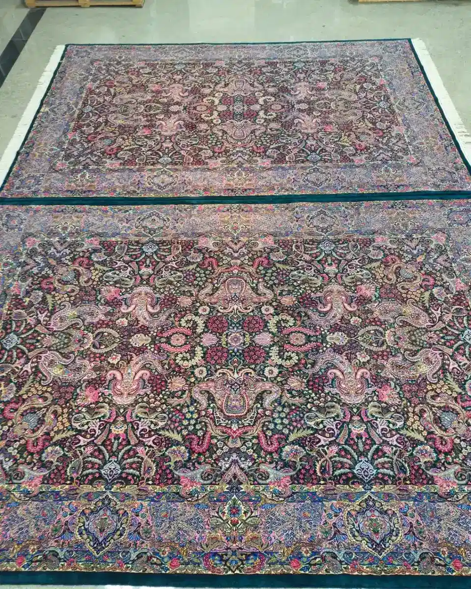 Kerman Persian Hand-Knotted Rugs — Paisley Symphony — 250 × 350 cm × 2 — Pair — image 3