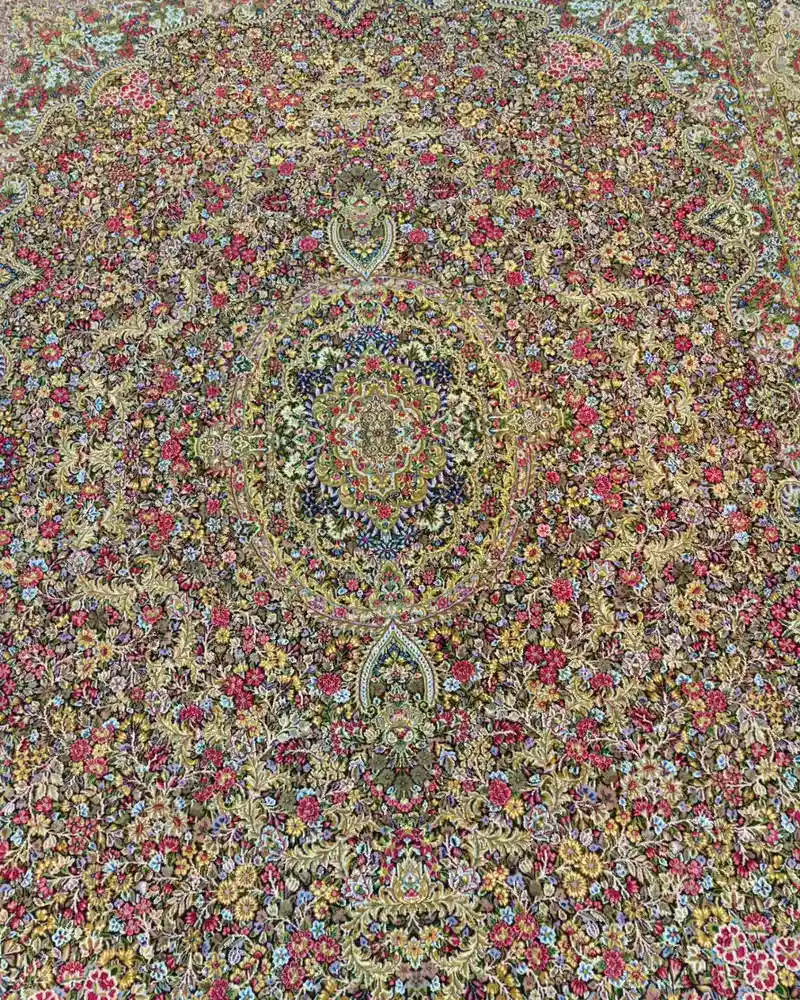 Golden Blossom Medallion — medallion detail