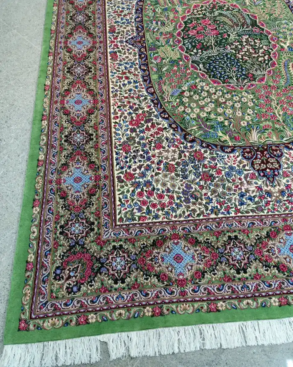 Kerman Persian Hand-Knotted Rug — Paradise Garden — 250 × 350 cm — image 3