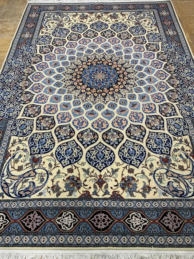Naein Persian Handmade Carpet Pair — Gonbad — 200 × 300 × 2 cm — image 1