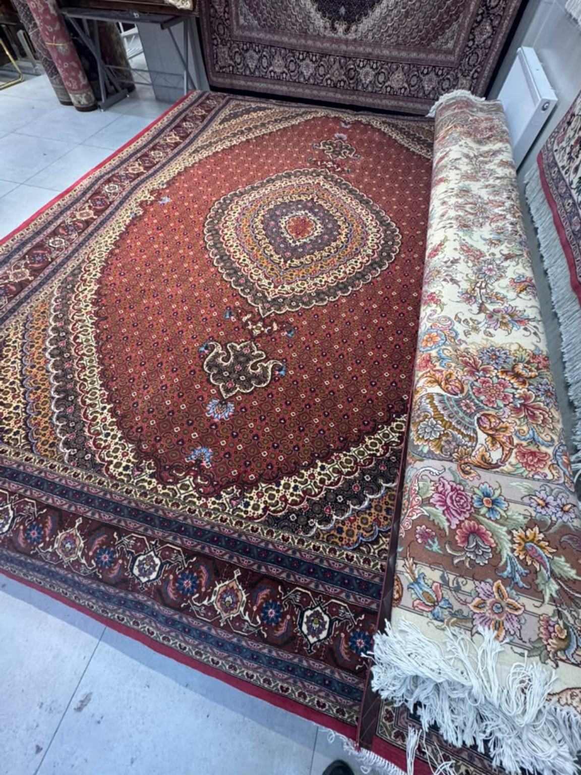 Ardabil Persian Hand-Knotted Carpets — Ruby Mahi — 200 × 300 cm × 2 — Pair — image 2